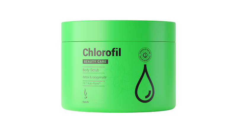 DuoLife Beauty Care Chlorofil Body Scrub 200 ml (tělový peeling)