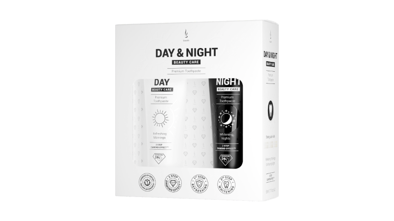 Sada zubní pasty DuoLife Day & Night Beauty Care (2x50ml)